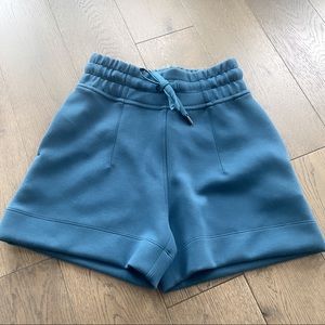 SOLD LULULEMON High Waisted Shorts Caribbean Blue Size 0